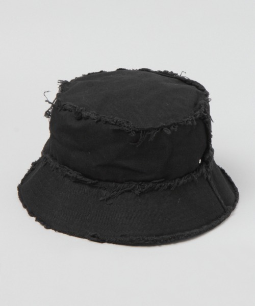 HARE（ハレ）の「クラッシュバケットハット(HARE)（ハット・レディース・ブラック/アイボリー・FREE）」の19枚目の写真