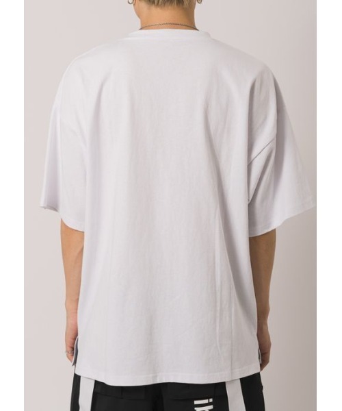 RE730(アールイーセブンサーティー)の「【RE730】なみおくん×地球儀プリントビッグシルエットTシャツ(Tシャツ/カットソー・メンズ・アッシュグレー/ブラック/オフホワイト・MEDIUM/LARGE)」の6枚目の写真