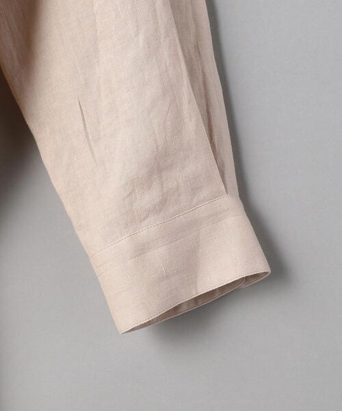 BEAUTY&YOUTH UNITED ARROWS（ビューティーアンドユースユナイテッドアローズ）の「BY 麻2WAYレギュラーカラーシャツ -ウォッシャブル-（シャツ/ブラウス・レディース・ベージュ/ブラック/ターコイズブルー・FREE）」の22枚目の写真