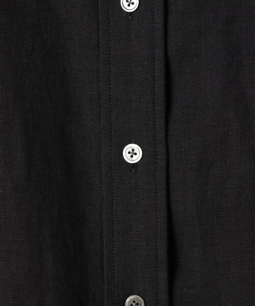 BEAUTY&YOUTH UNITED ARROWS（ビューティーアンドユースユナイテッドアローズ）の「BY 麻2WAYレギュラーカラーシャツ -ウォッシャブル-（シャツ/ブラウス・レディース・ベージュ/ブラック/ターコイズブルー・FREE）」の16枚目の写真