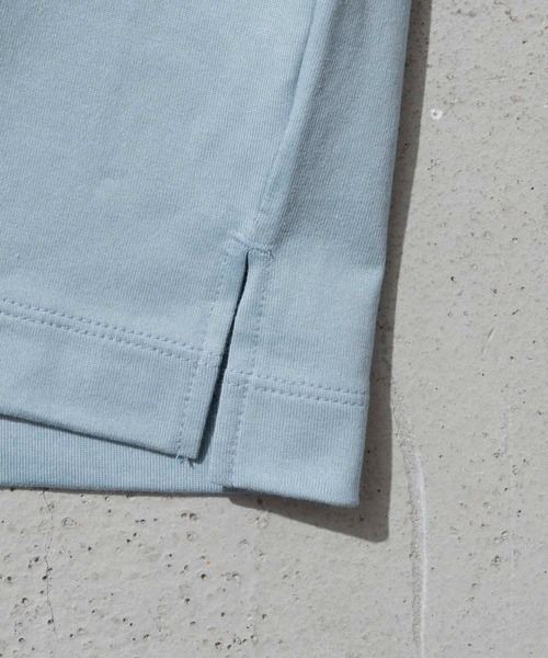 MAISON SPECIAL(メゾンスペシャル)の「《ユニセックスアイテム》60/3ハイゲージ天竺オーバーサイズTシャツ 【MAISON SPECIAL/メゾンスペシャル】(Tシャツ/カットソー・メンズ・チャコールグレー/グレイッシュベージュ/ブルー/ライトブルー/ラベンダー/ピンク・44/46/48)」の7枚目の写真