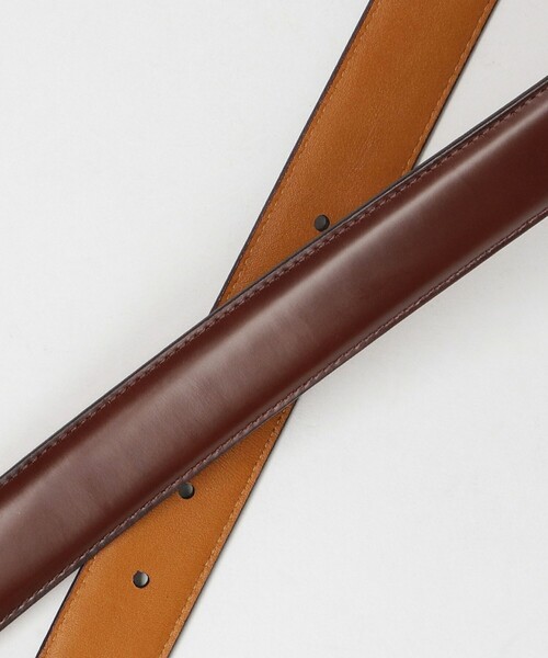 green label relaxing(グリーンレーベルリラクシング)の「アドバン 30mm V2 ドレスベルト(ベルト・メンズ・ブラック/モカ/ダークブラウン・34inch/30inch/36inch/32inch/38inch)」の4枚目の写真