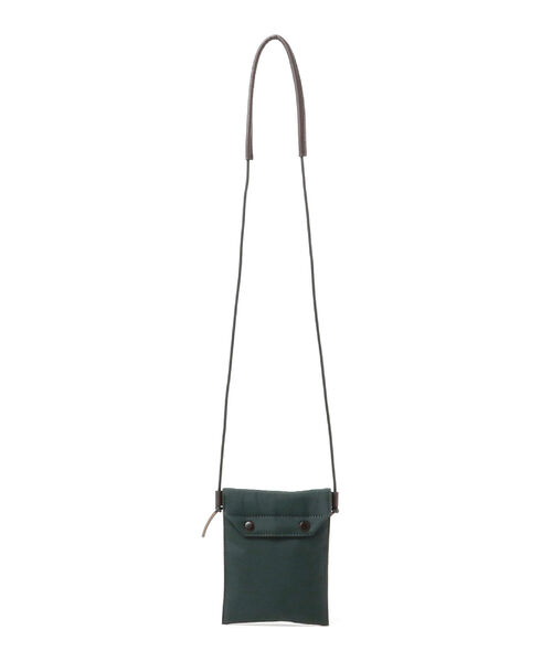 BEAMS LIGHTS（ビームスライツ）の「BEAMS LIGHTS / ナイロン ミニショルダーバッグ（ショルダーバッグ・メンズ・ブラック/ダークグリーン・ONE SIZE）」の14枚目の写真