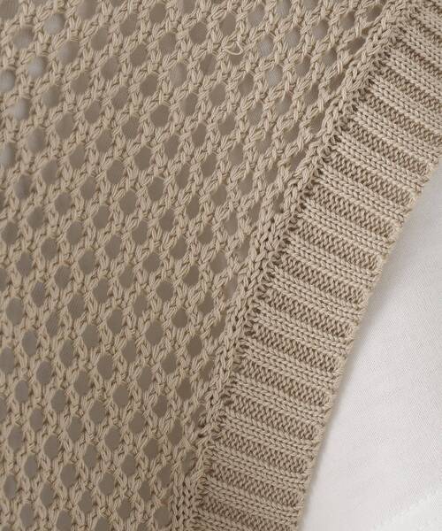 Cutie Blonde（キューティーブロンド）の「◆【2点セット】後ろあきメッシュベストセット（その他トップス・レディース・ブラック/ブルー/ベージュ・03/02）」の10枚目の写真