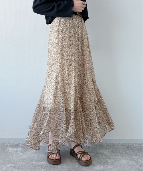 mysty woman（ミスティウーマン）の「エスカルゴマーメイドスカート 956303（スカート・レディース・ブラック/アイボリー/ブラック系/ライトブラウン/ベージュ/ブラウン系/オフホワイト/ボルドー/ホワイト/ブラック系9/ホワイト系7/ブラウン系4/ホワイト系3/ブラック系6/ブラック系7/ブラック系8/ホワイト系1/その他・FREE）」の15枚目の写真