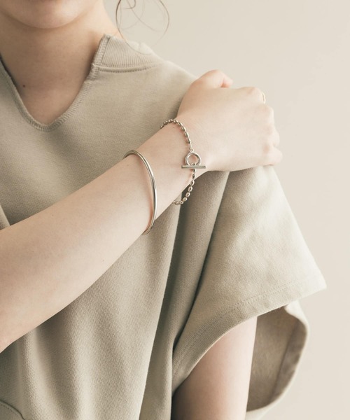 SMELLY（スメリー）の「2セットバングルブレスレット（ブレスレット・レディース・シルバー・-）」の3枚目の写真