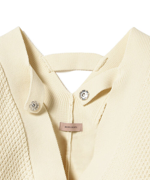 BEAMS LIGHTS（ビームスライツ）の「BEAMS LIGHTS / カノコ ボレロ（カーディガン/ボレロ・レディース・ブラック/ホワイト系その他5・ONE SIZE）」の13枚目の写真
