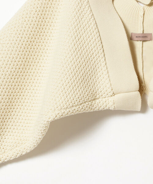 BEAMS LIGHTS（ビームスライツ）の「BEAMS LIGHTS / カノコ ボレロ（カーディガン/ボレロ・レディース・ブラック/ホワイト系その他5・ONE SIZE）」の14枚目の写真