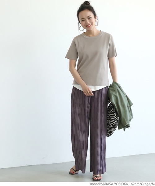 coca(coca)(コカ)の「ボックスニット(Tシャツ/カットソー・レディース・ブラック/パープル/ネイビー/グレー系その他・M/L)」の10枚目の写真