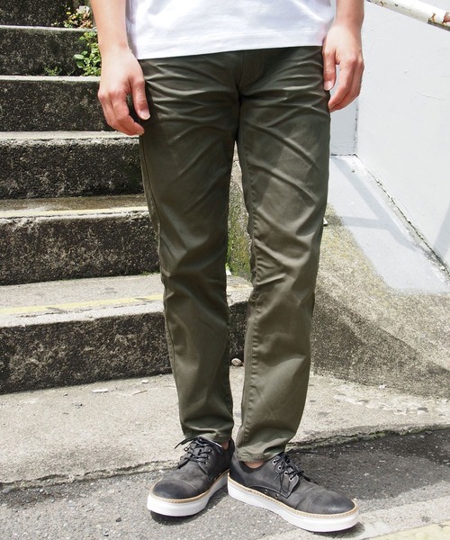 NICOLE CLUB FOR MEN（ニコルクラブフォーメン）の「サテンアンクルパンツ（その他パンツ・メンズ・ブラック/オフホワイト/オリーブ・S/M/L/LL）」の3枚目の写真