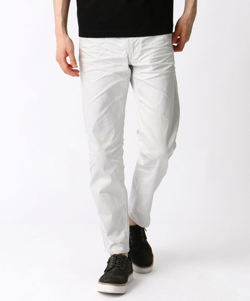 NICOLE CLUB FOR MEN（ニコルクラブフォーメン）の「サテンアンクルパンツ（その他パンツ・メンズ・ブラック/オフホワイト/オリーブ・S/M/L/LL）」の4枚目の写真