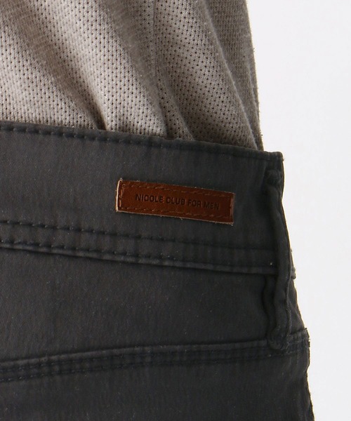 NICOLE CLUB FOR MEN（ニコルクラブフォーメン）の「サテンアンクルパンツ（その他パンツ・メンズ・ブラック/オフホワイト/オリーブ・S/M/L/LL）」の12枚目の写真