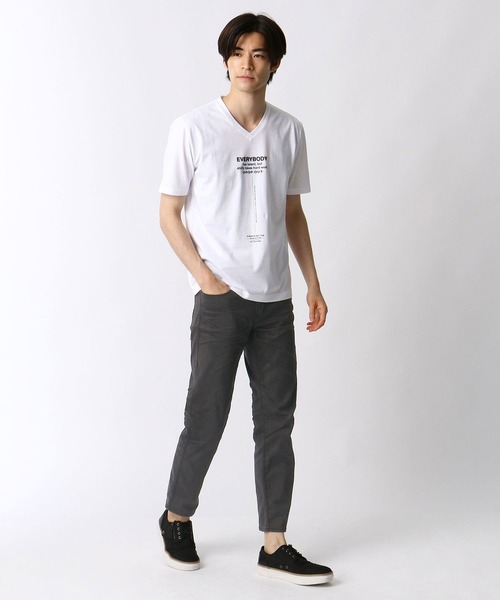 NICOLE CLUB FOR MEN（ニコルクラブフォーメン）の「サテンアンクルパンツ（その他パンツ・メンズ・ブラック/オフホワイト/オリーブ・S/M/L/LL）」の17枚目の写真