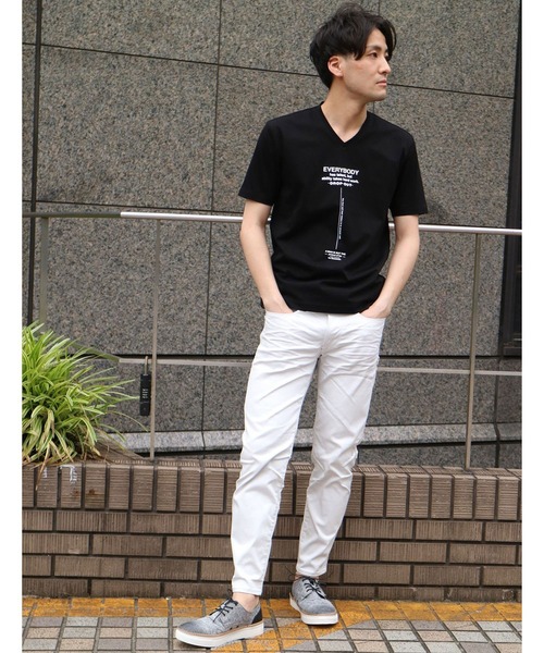 NICOLE CLUB FOR MEN（ニコルクラブフォーメン）の「サテンアンクルパンツ（その他パンツ・メンズ・ブラック/オフホワイト/オリーブ・S/M/L/LL）」の18枚目の写真