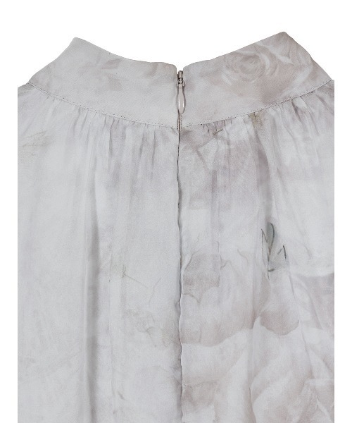Ameri（アメリ）の「FLOWER CHIFFON DRESS（ワンピース・レディース・ベージュ/グレー・SMALL/MEDIUM）」の22枚目の写真