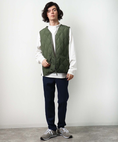 TAION(タイオン)の「【 TAION / タイオン 】 【 ユニセックス 】 ミリタリージップ Vネックダウンベスト TAION-001ZML DON(ベスト・メンズ・ライトグレー/ブラック/ダークグリーン/オリーブドラブ/グリーン系その他・MEDIUM/LARGE/X-LARGE)」の15枚目の写真