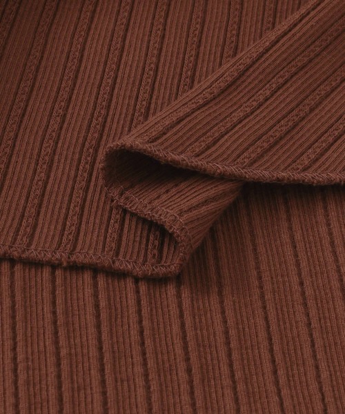 URBAN RESEARCH DOORS（アーバンリサーチドアーズ）の「アイレットテレコタンクトップ（タンクトップ・レディース・ナチュラル/ブラウン/ブラック・ONE）」の12枚目の写真