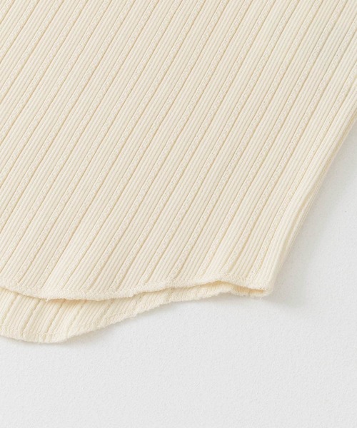 URBAN RESEARCH DOORS（アーバンリサーチドアーズ）の「アイレットテレコタンクトップ（タンクトップ・レディース・ナチュラル/ブラウン/ブラック・ONE）」の13枚目の写真