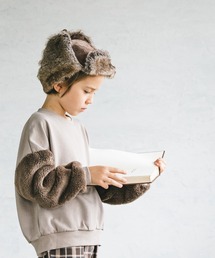 pairmanon | 【万能スウェット】ボア切替 ビッグシルエットトレーナー(スウェット)