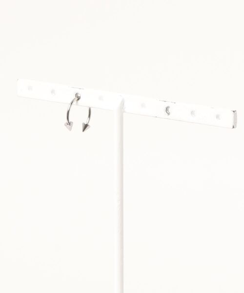 【Kare】【片耳用】 316L サージカルステンレス フープコーンキャッチピアス（ピアス（片耳用））｜tone（トーン）