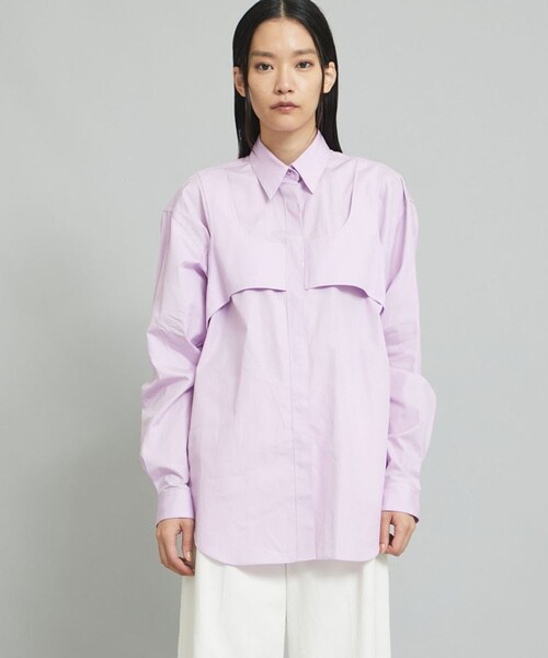 JOHN LAWRENCE SULLIVAN(ジョンローレンスサリバン)の「【JOHN LAWRENCE SULLIVAN(ジョンローレンスサリバン)】レイヤードシャツ 3D007-0221-16(シャツ/ブラウス・レディース・ホワイト・MEDIUM)」の19枚目の写真