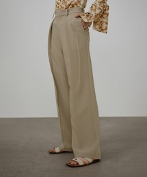 UNSPOKEN（アンスポクン）の「【UNSPOKEN】Double pleated slacks UQ21K013（スラックス・レディース）」