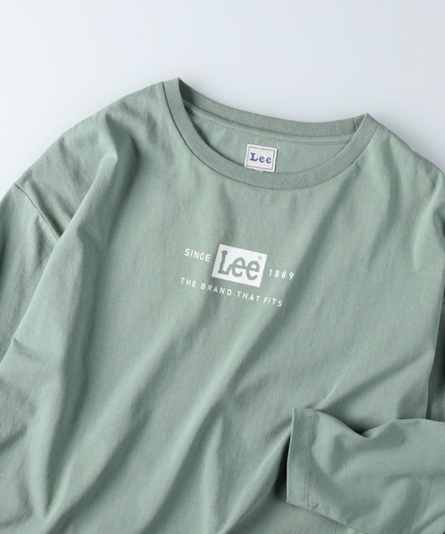 Lee（リー）の「【Lee】フロントロゴロンＴ（Tシャツ/カットソー・レディース・ホワイト/ライム/ベージュ・M/L）」の16枚目の写真