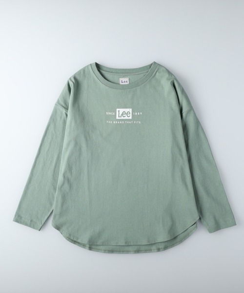 Lee（リー）の「【Lee】フロントロゴロンＴ（Tシャツ/カットソー・レディース・ホワイト/ライム/ベージュ・M/L）」の17枚目の写真