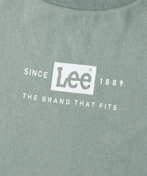 Lee（リー）の「【Lee】フロントロゴロンＴ（Tシャツ/カットソー・レディース・ホワイト/ライム/ベージュ・M/L）」の18枚目の写真