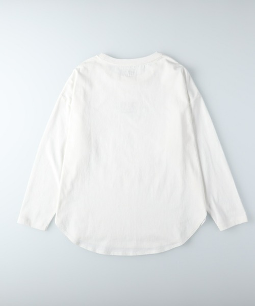 Lee（リー）の「【Lee】フロントロゴロンＴ（Tシャツ/カットソー・レディース・ホワイト/ライム/ベージュ・M/L）」の10枚目の写真