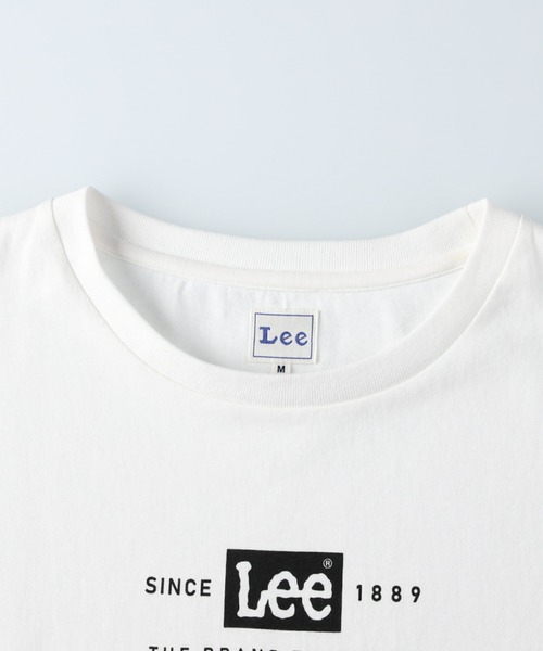 Lee（リー）の「【Lee】フロントロゴロンＴ（Tシャツ/カットソー・レディース・ホワイト/ライム/ベージュ・M/L）」の12枚目の写真