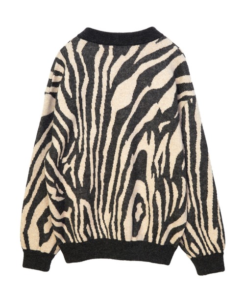 TAUPE（トープ）の「【TAUPE/トープ】ディジージャガードVネックニット