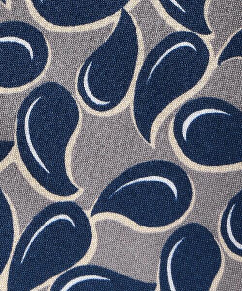 FRANCO BASSI(フランコバッシ)の「<FRANCO BASSI(フランコバッシ)> 2トーン プリント タイ(ネクタイ・メンズ・ブラック/グレー・FREE)」の5枚目の写真