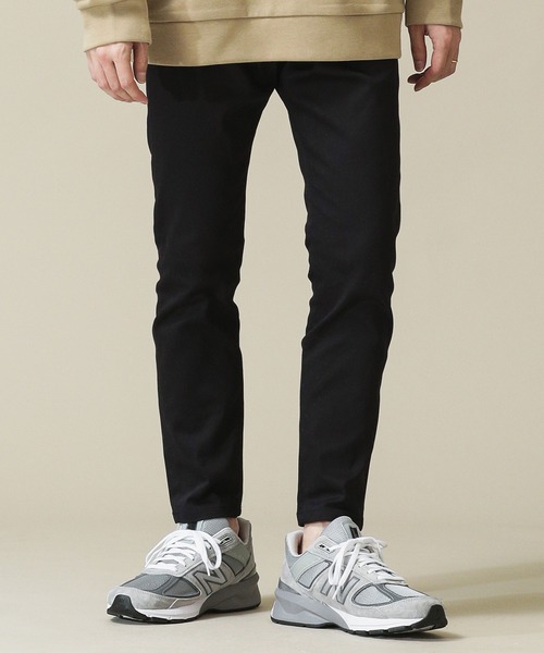 NANO universe（ナノユニバース）の「《WEB限定》ストレッチアンクルスキニーパンツ（その他パンツ・メンズ・ブラック/ホワイト/グレー・M/S/XL/L）」の2枚目の写真