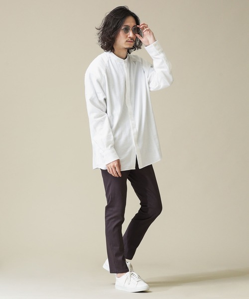 NANO universe（ナノユニバース）の「《WEB限定》ストレッチアンクルスキニーパンツ（その他パンツ・メンズ・ブラック/ホワイト/グレー・M/S/XL/L）」の19枚目の写真