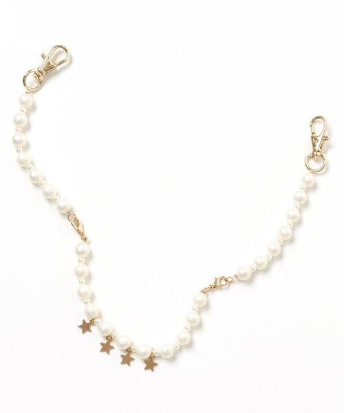 BREEZE（ブリーズ）の「パールチャーム付デニムパンツ 9分丈＿ストレッチ（デニムパンツ・キッズ・ネイビー/アイボリー・140/90/130/110/100/120/150）」の12枚目の写真