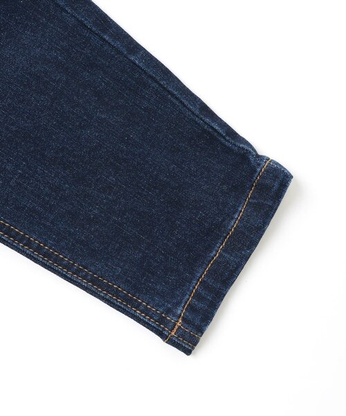 BREEZE（ブリーズ）の「パールチャーム付デニムパンツ 9分丈＿ストレッチ（デニムパンツ・キッズ・ネイビー/アイボリー・140/90/130/110/100/120/150）」の22枚目の写真