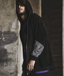 【NO ID.】Dolman Sleeve Hooded Zip Parka / ドルマン スリーブ フーデッド ジップ パーカ