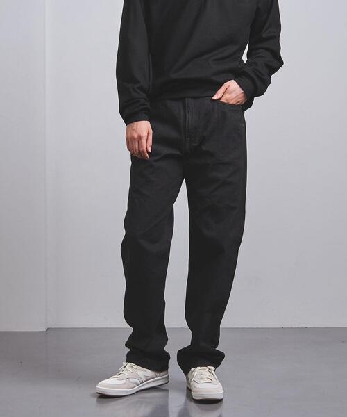 District（ディストリクト）の「＜HAND ROOM（ハンドルーム）＞ ブラックジーンズ ワイド（デニムパンツ・メンズ・ブラック・XS/S/XL）」の2枚目の写真
