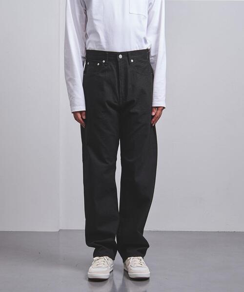 District（ディストリクト）の「＜HAND ROOM（ハンドルーム）＞ ブラックジーンズ ワイド（デニムパンツ・メンズ・ブラック・XS/S/XL）」の5枚目の写真