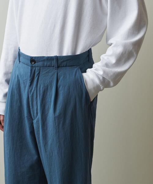 Steven Alan（スティーブンアラン）の「＜Steven Alan＞ NYLN/OX LINED SUPER BAGGY TAPERED PANTS/パンツ（スラックス・メンズ・オリーブ/ブラック/ロイヤルブルー・L/M/S/XL）」の20枚目の写真