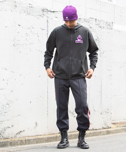 le coq sportif(ルコックスポルティフ)の「裏起毛スウェットジャケット メンズ ウェア ジャージ スウェット スポーツウェア(パーカー・メンズ・ホワイト/ブラック/パープル/ネイビー/グリーン・M/L/S/XL)」の9枚目の写真
