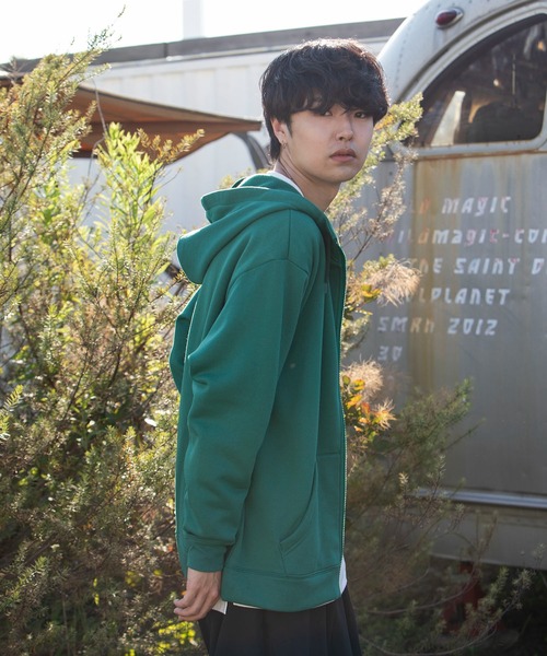 le coq sportif(ルコックスポルティフ)の「裏起毛スウェットジャケット メンズ ウェア ジャージ スウェット スポーツウェア(パーカー・メンズ・ホワイト/ブラック/パープル/ネイビー/グリーン・M/L/S/XL)」の12枚目の写真