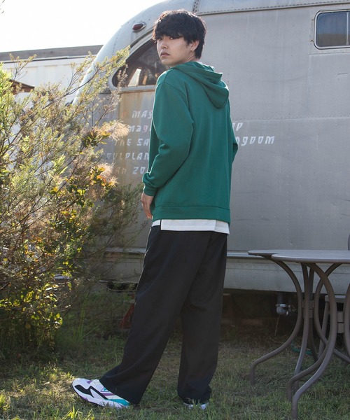 le coq sportif(ルコックスポルティフ)の「裏起毛スウェットジャケット メンズ ウェア ジャージ スウェット スポーツウェア(パーカー・メンズ・ホワイト/ブラック/パープル/ネイビー/グリーン・M/L/S/XL)」の15枚目の写真