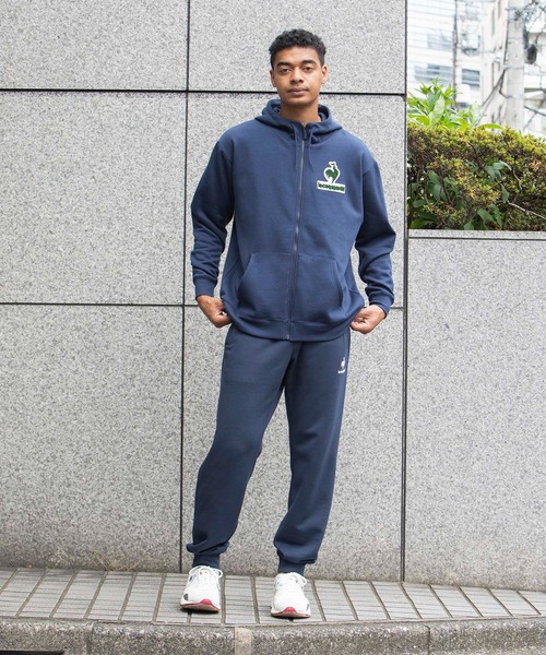 le coq sportif(ルコックスポルティフ)の「裏起毛スウェットジャケット メンズ ウェア ジャージ スウェット スポーツウェア(パーカー・メンズ・ホワイト/ブラック/パープル/ネイビー/グリーン・M/L/S/XL)」の19枚目の写真