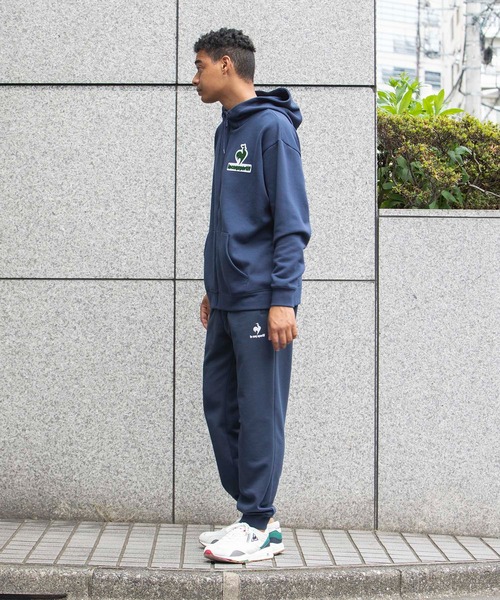 le coq sportif(ルコックスポルティフ)の「裏起毛スウェットジャケット メンズ ウェア ジャージ スウェット スポーツウェア(パーカー・メンズ・ホワイト/ブラック/パープル/ネイビー/グリーン・M/L/S/XL)」の20枚目の写真