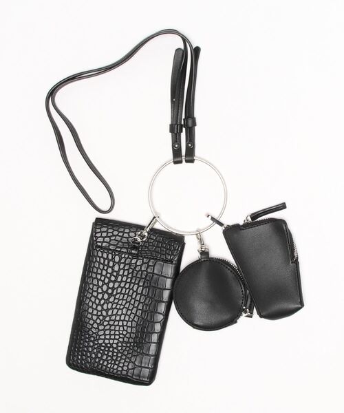 SpRay（スプレイ）の「チャ－ムミニショルダ－バッグ（その他小物・レディース・ブラック/ダークグリーン/ベージュ・FREE）」の9枚目の写真