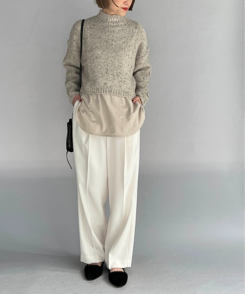 audrey and john wad（オードリーアンドジョンワッド）の「ナローストラップサロペット（サロペット/オーバーオール・レディース・ピンク/ホワイト・M）」の10枚目の写真