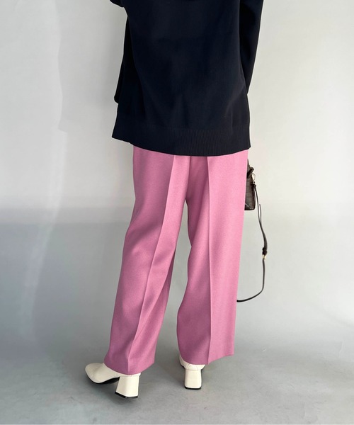 audrey and john wad（オードリーアンドジョンワッド）の「ナローストラップサロペット（サロペット/オーバーオール・レディース・ピンク/ホワイト・M）」の15枚目の写真