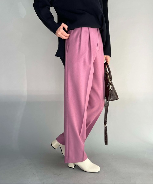 audrey and john wad（オードリーアンドジョンワッド）の「ナローストラップサロペット（サロペット/オーバーオール・レディース・ピンク/ホワイト・M）」の14枚目の写真